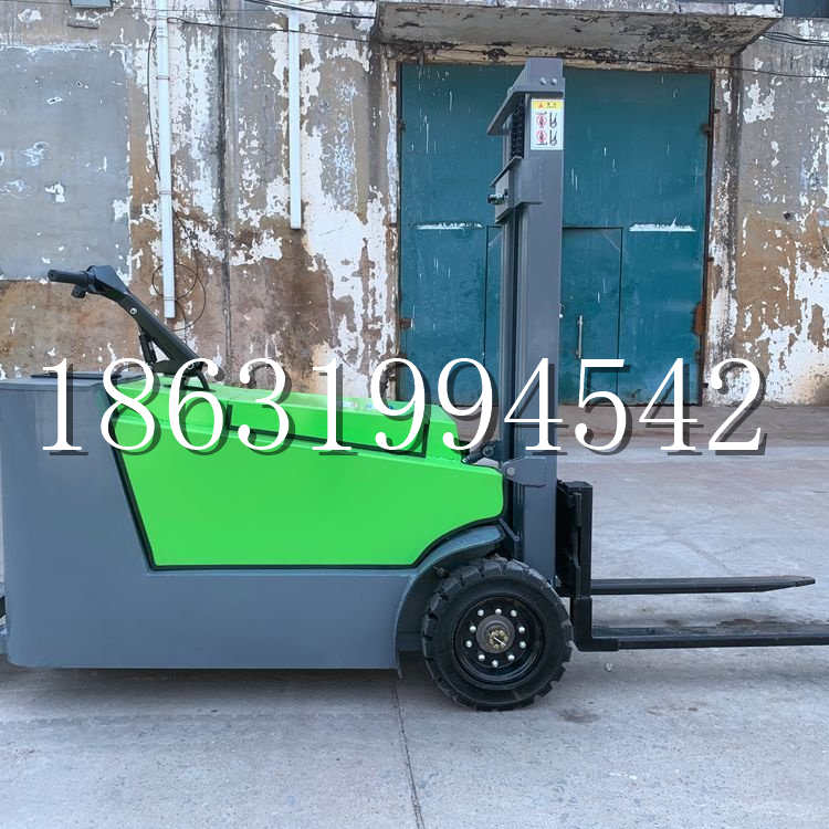 茂南区小型电动叉车1吨2吨步行站驾式电瓶堆高充电装卸车液压升降车铲车
